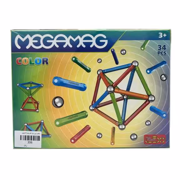 بازی ساختنی مگنت 34 قطعه