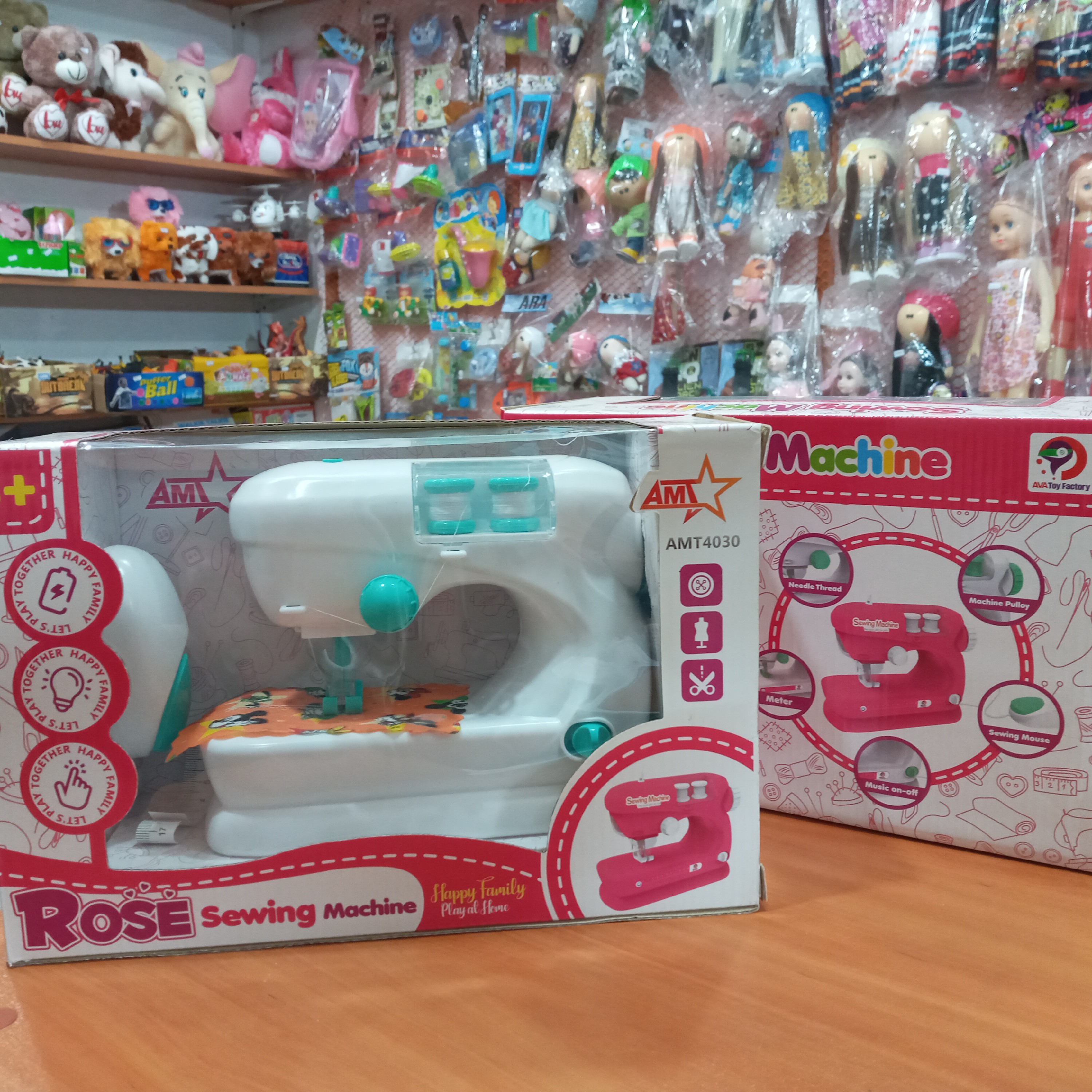 اسباب بازی چرخ خیاطی مدل گل رز کد AMT4030