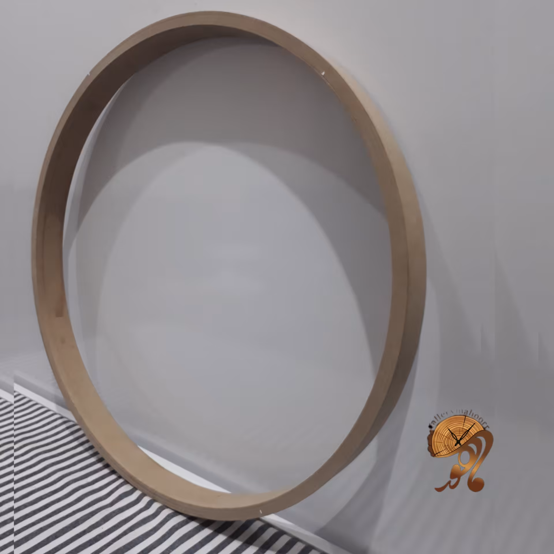 رینگ ساعت و قاب آینه خام 