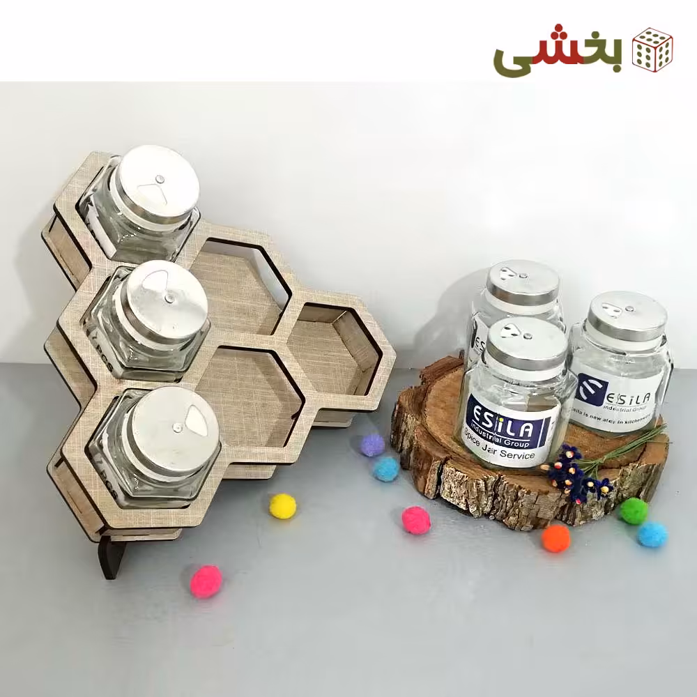 جا ادویه 6 تایی لانه زنبوری