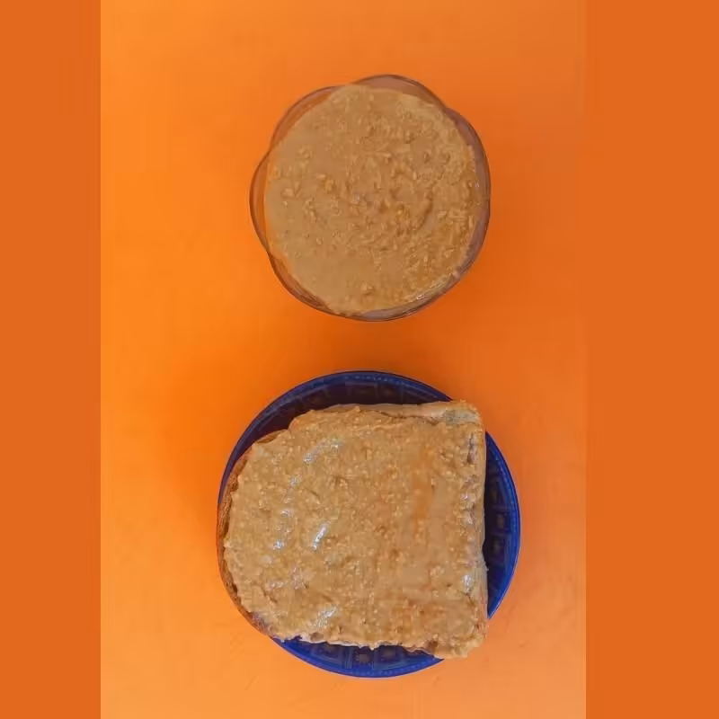 کره بادام زمینی کرانچی 1000 گرمی گیلانطور