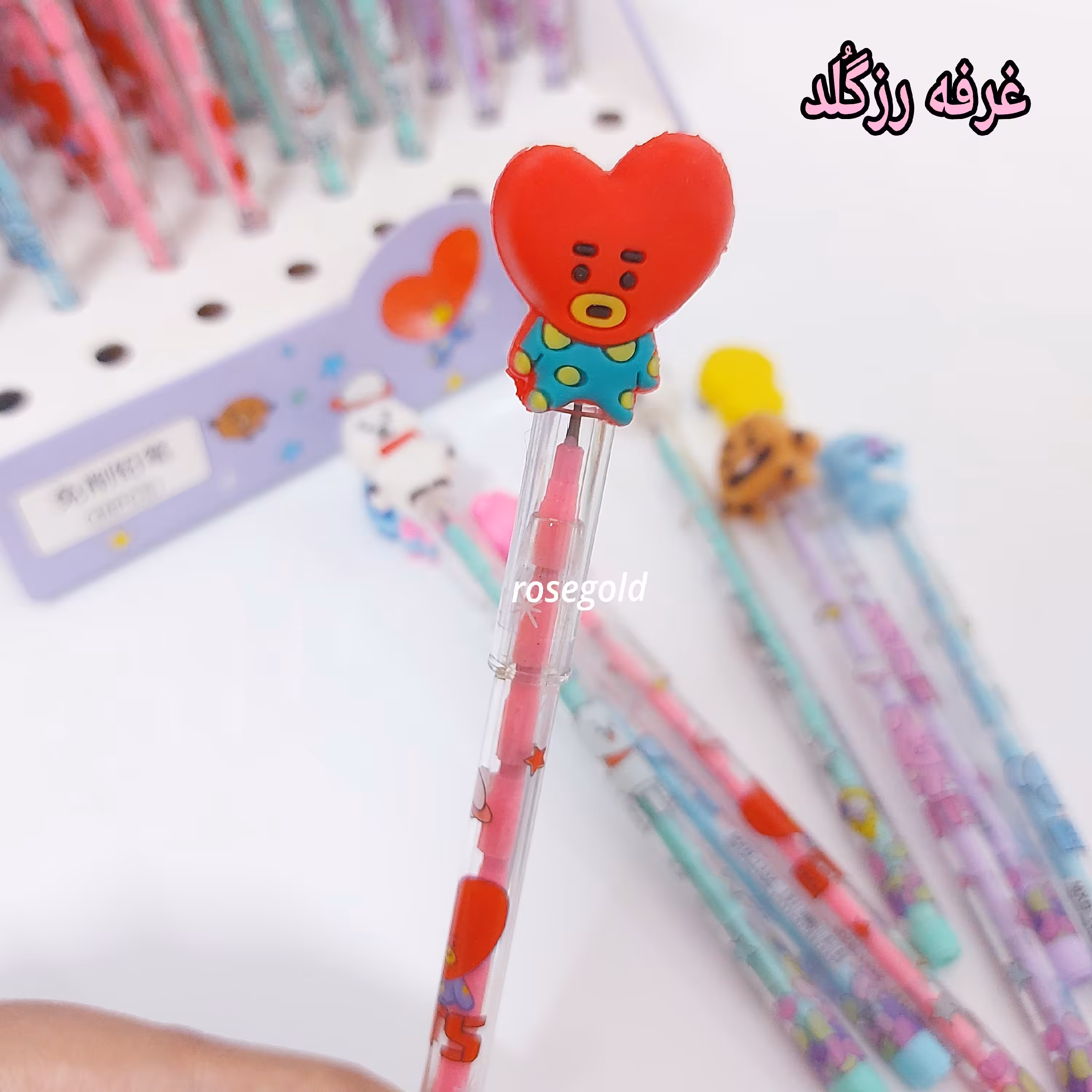 مداد فشنگی فانتزی طرح تاتا طرح بدنه تاتا مداد فانتزی خاص