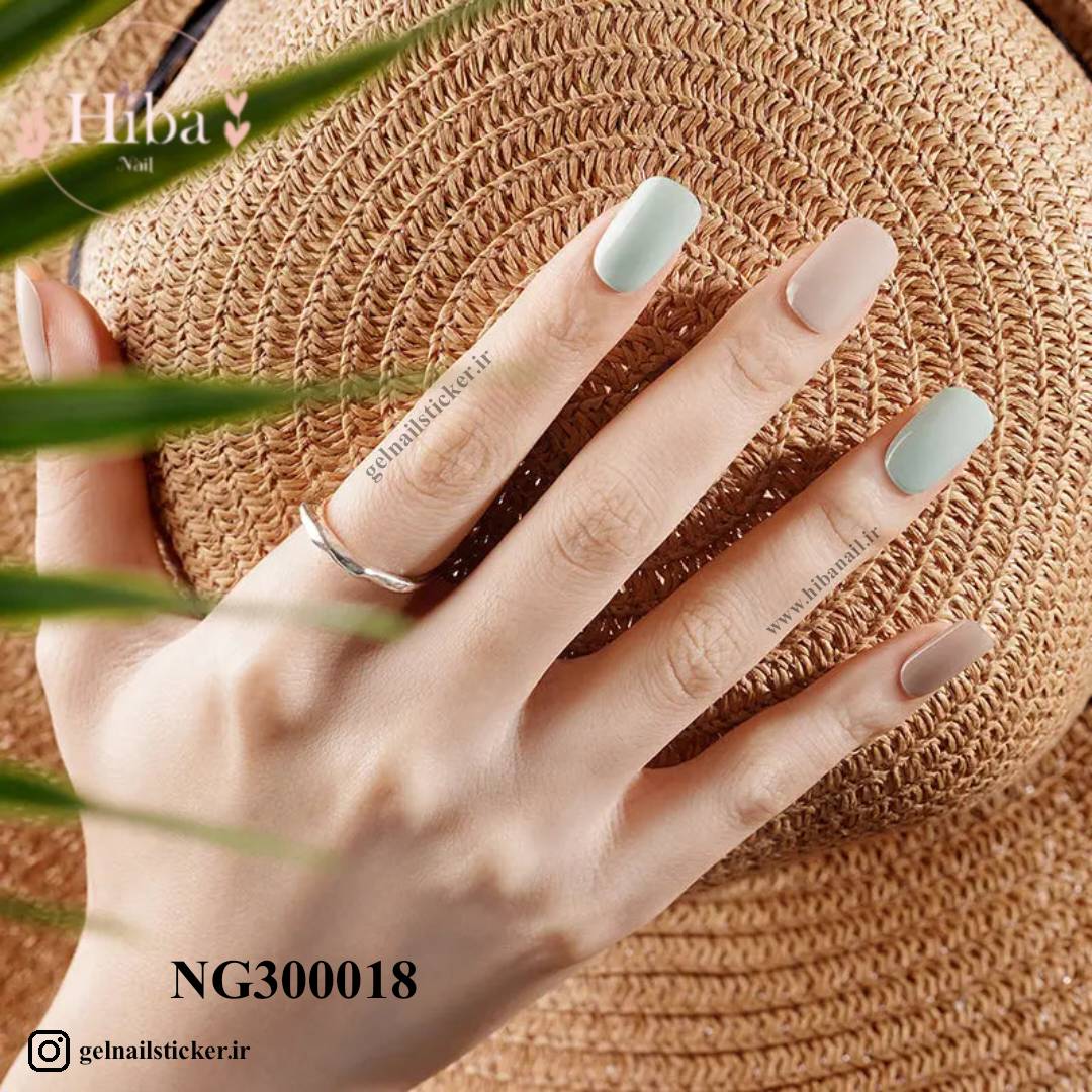 استیکر ژله ای کاشت ناخن (نیل رپ)_کد NG300018