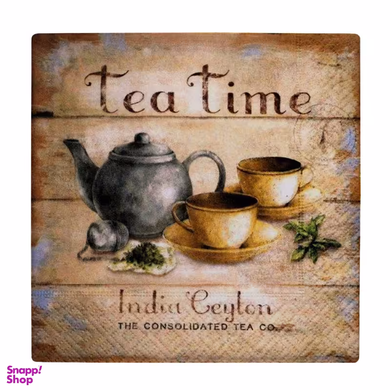 زیر لیوانی طرح نقاشی تبلیغ کلاسیک چایی سبز کد 6096727_5230