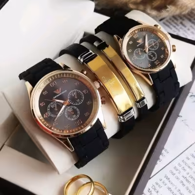 ست ساعت حلقه دستبند