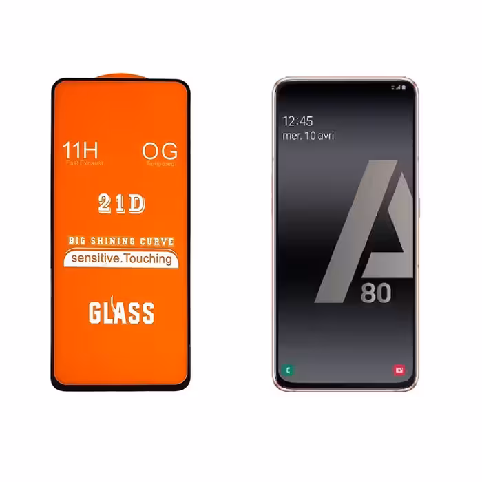 گلس شیشه ای 21D آیفون ( رنگ مشکی ) iPhone 5