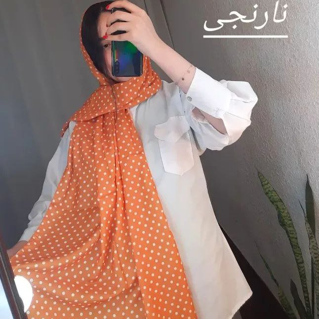 شال نخی دیجیتال توپی.