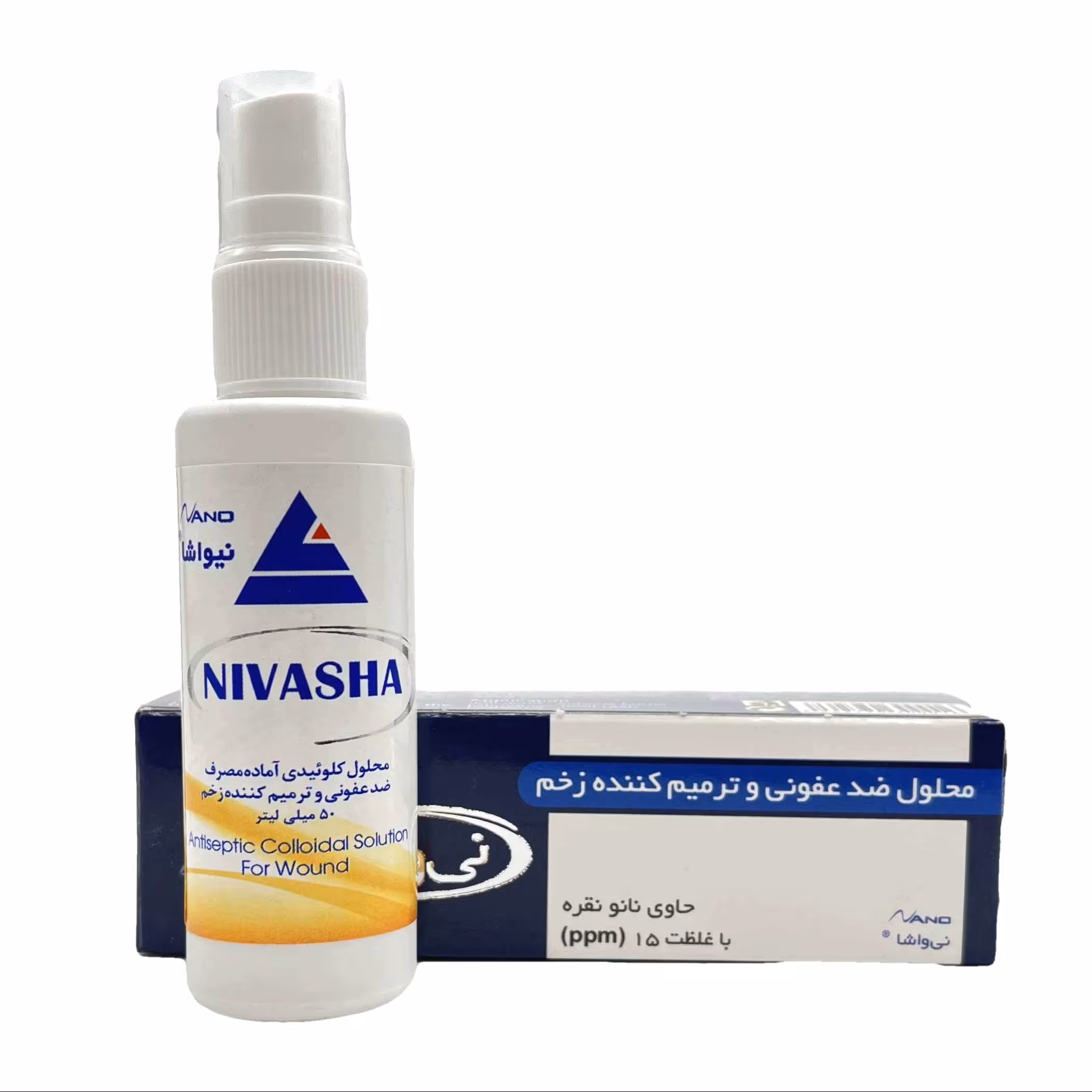 پک 6 جعبه ی  12 عددی اسپری ضدعفونی و ترمیم کننده نانو نقره نیواشا