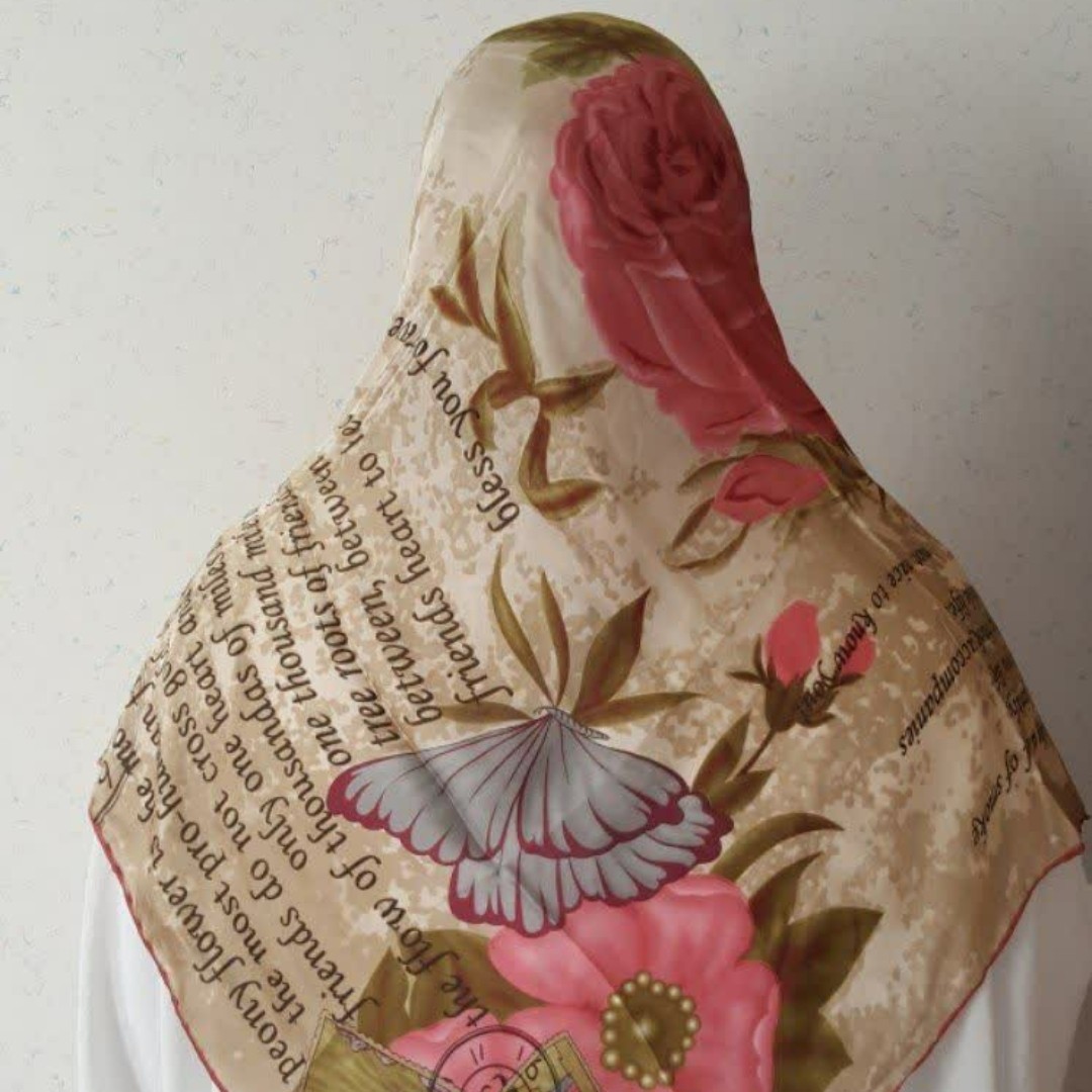 روسری ساتن ابریشم زنانه