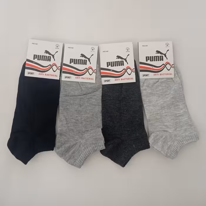 جوراب ساق کوتاه 12 عددی(یک جین) اسپرت مارک پوما در 4 رنگ مناسب همه