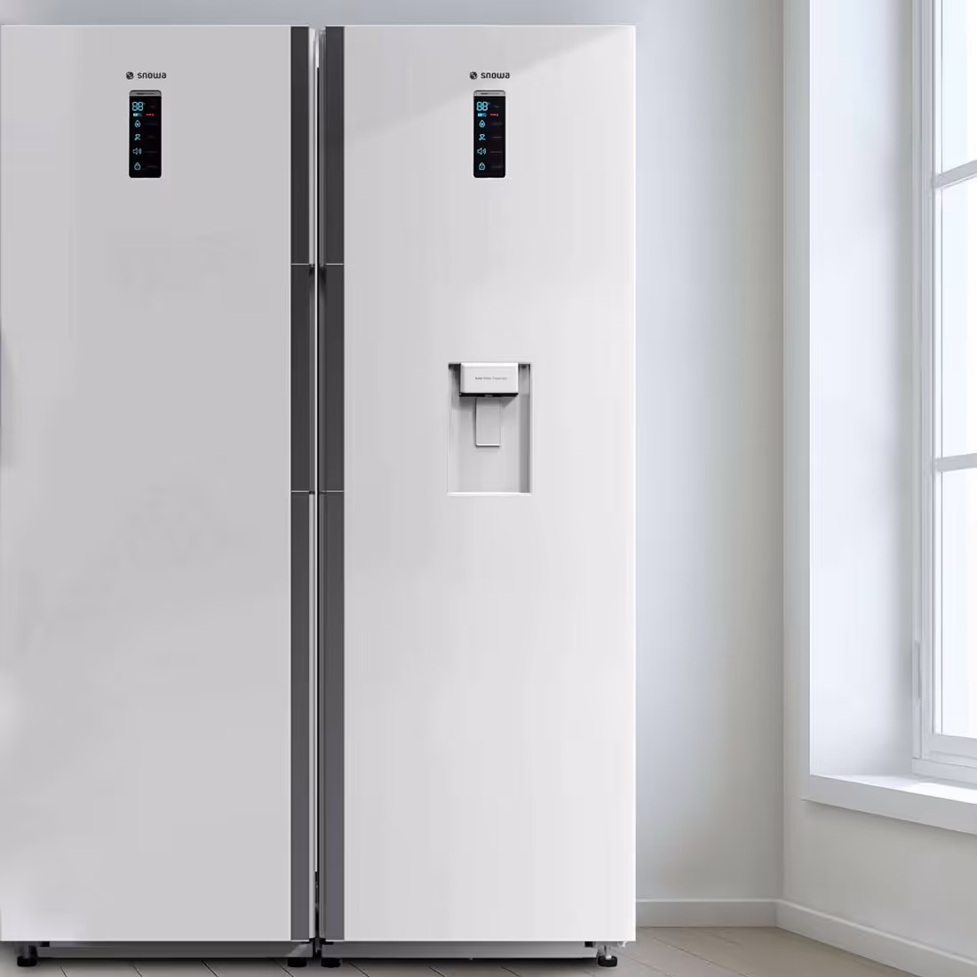 یخچال و فریزر دوقلو اسنوا سری هایپر مدل SN5-1019GW  SN6-1019GW با ارسال رایگان 