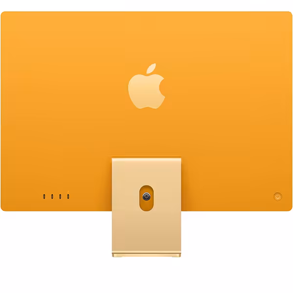 آی‎ مک 24 اینچ پردازنده 8 هسته ای M1 گرافیک 8 هسته ای 8 گیگابایت Ram ظرفیت 256 گیگابایت SSD زرد Z12S - Hiapple.ir