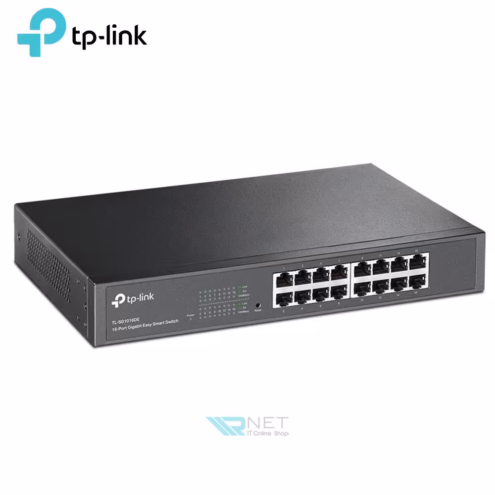سوئیچ شبکه 16 پورت گیگابیت تی پی لینک مدل TP-Link TL-SG1016DE