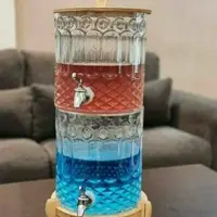 کلمن شیشه ایی دوطبقه باارسال رایگان عبدی