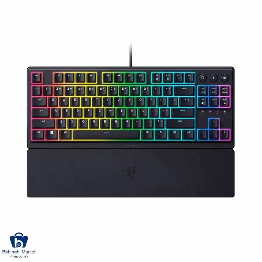 کیبورد باسیم گیمینگ ریزر مدل Ornata V3 Tenkeyless