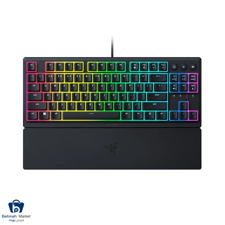 کیبورد باسیم گیمینگ ریزر مدل Ornata V3 Tenkeyless