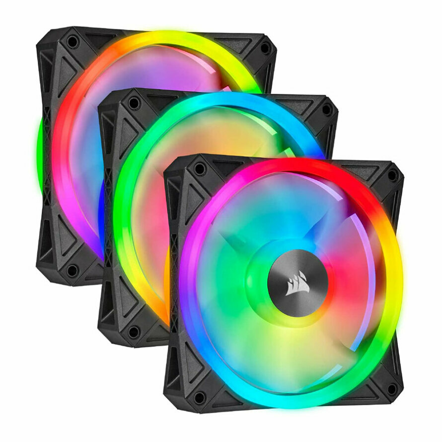 فن کیس کورسیر iCUE QL120 RGB بسته 3 عددی