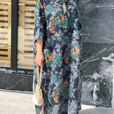 پیراهن ساحلی زنانه کرپ مدل نیایش