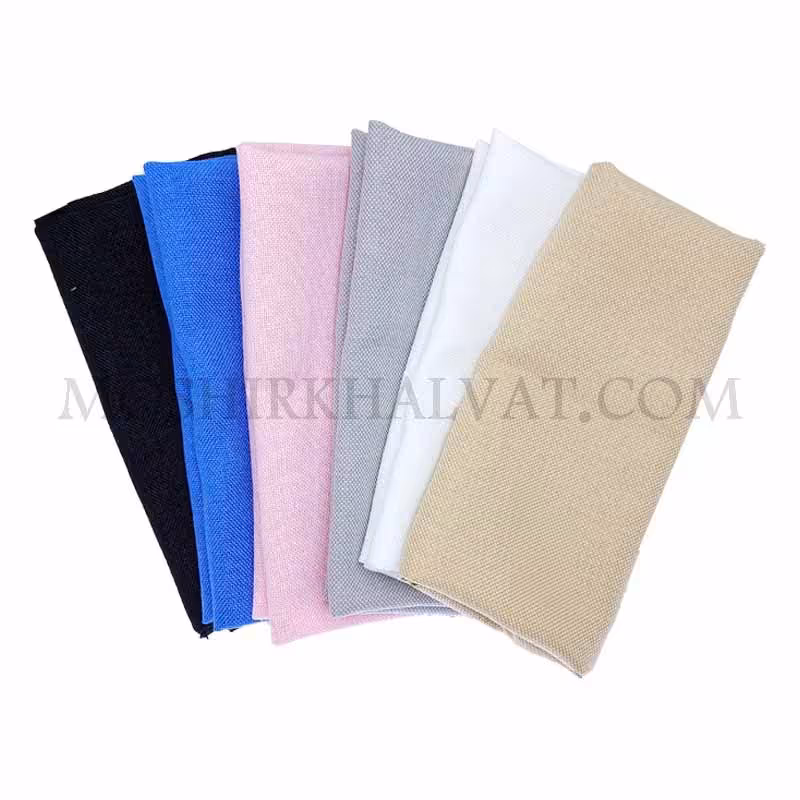 پارچه گلدوزی 24 کانت ابعاد 50 در 50 سانتی متر  رنگ،رنگ انتخابی