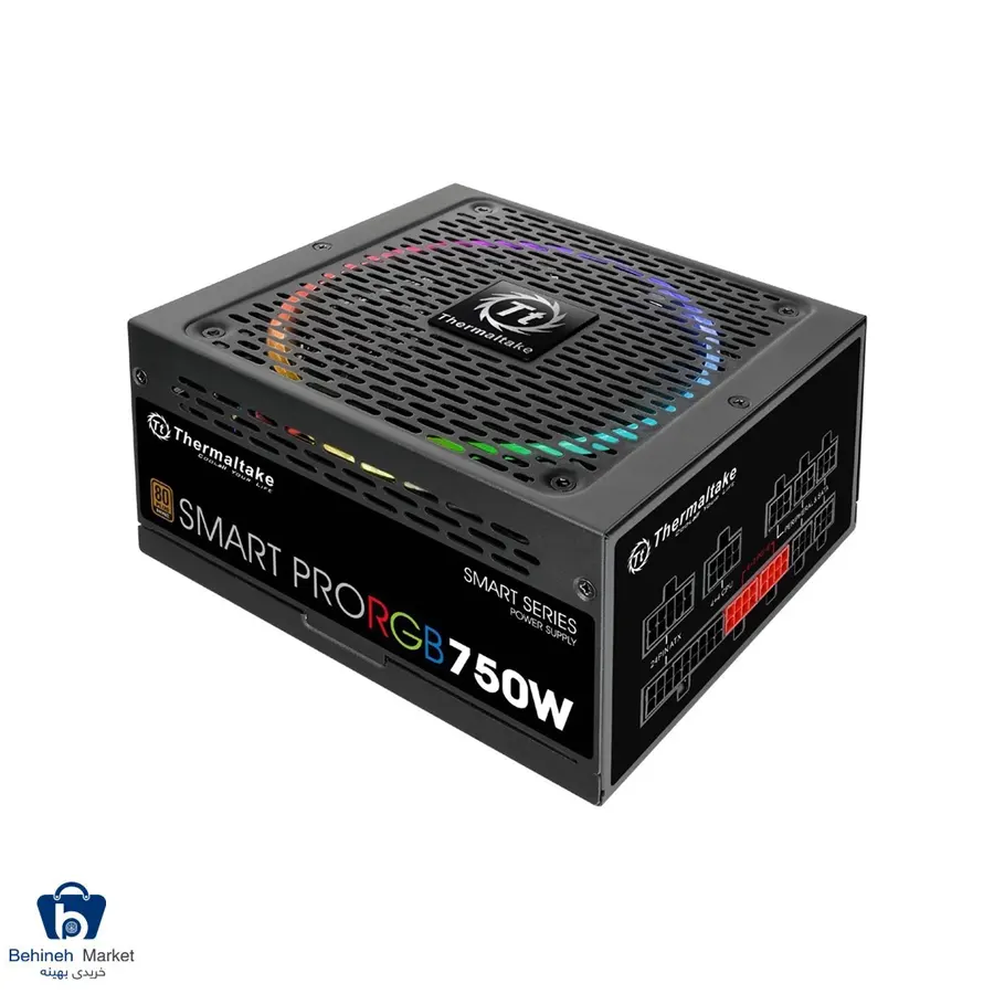 منبع تغذیه کامپیوتر ترمالتیک مدل Smart Pro RGB 750W Bronze