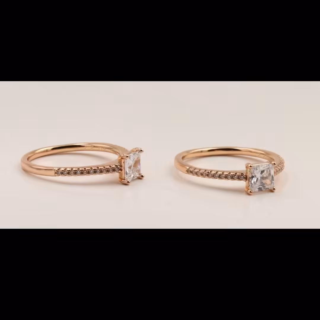 انگشتر کد11485برند ژوپینگ.طرح جواهر.نگین اتمی.با آبکاری طلا.ضد حساسیت.رنگ ثابت.سایزبندی کامل2