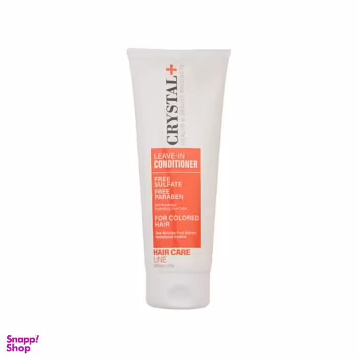 ماسک مو فاقد سولفات بدون آبکشی کریستال مناسب موهای رنگ شده حجم 250 میلی لیتر