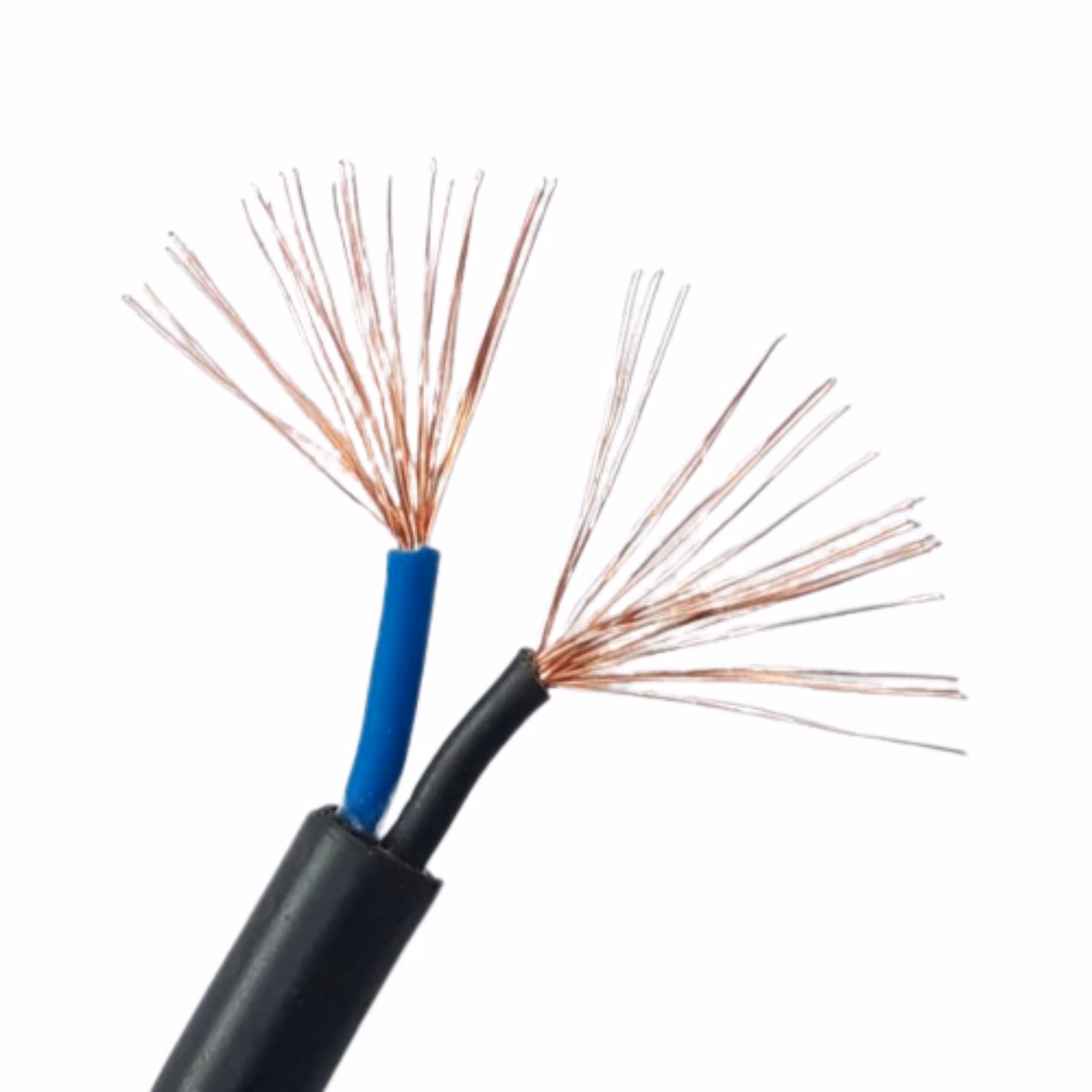 کابل افشان مس 2 رشته مقطع 75 صدم  30 متری 