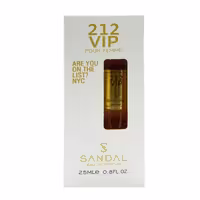 عطر جیبی زنانه صندل مدل 212 VIP حجم 25 میل