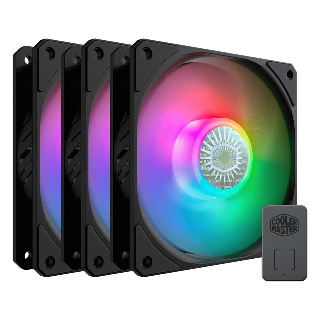 فن کیس کولر مستر مدل SICKLEFLOW 120 BLACK RGB 3In1