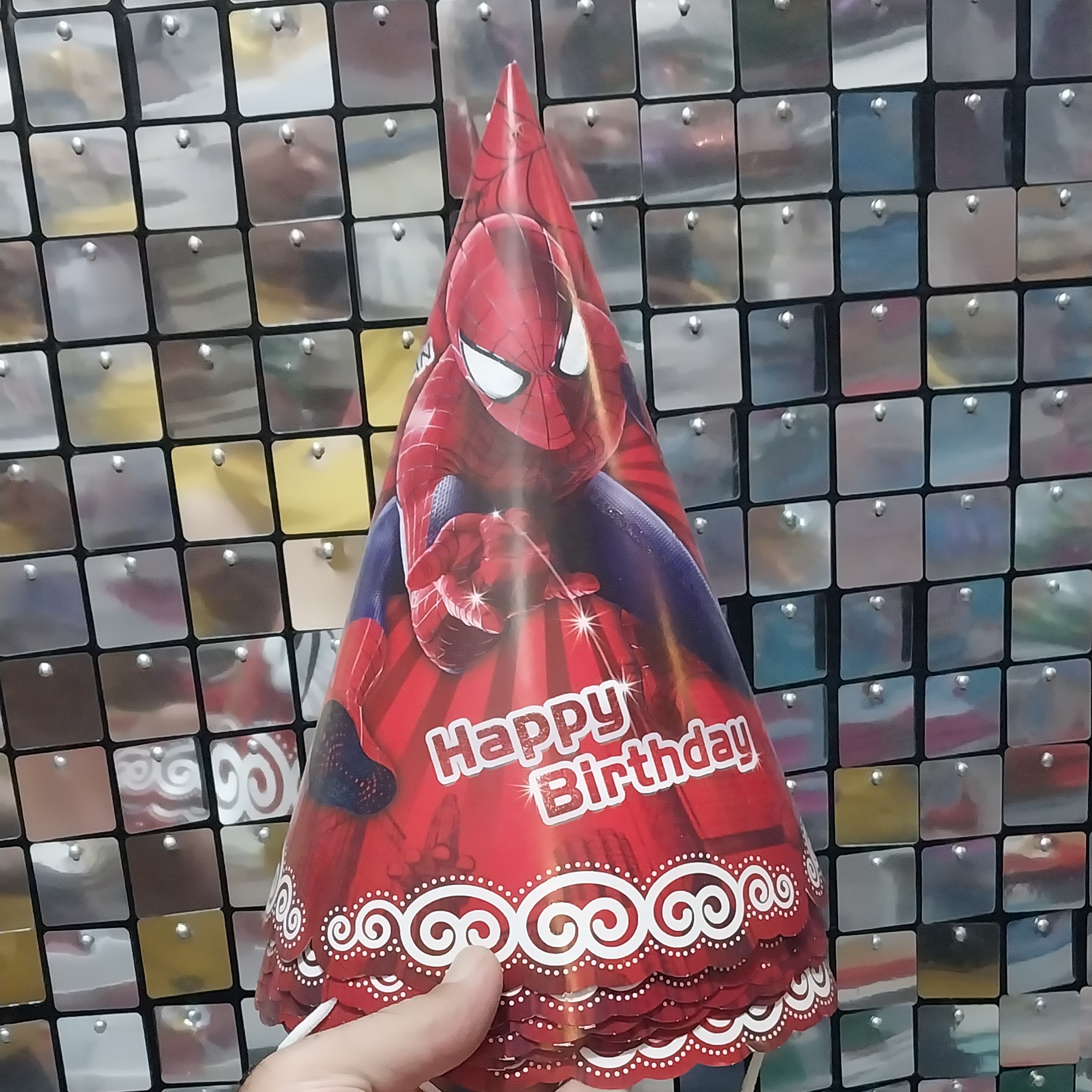 کلاه تم تولد مرد عنکبوتی 