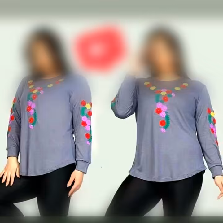 بلوز گلدوزی زنانه