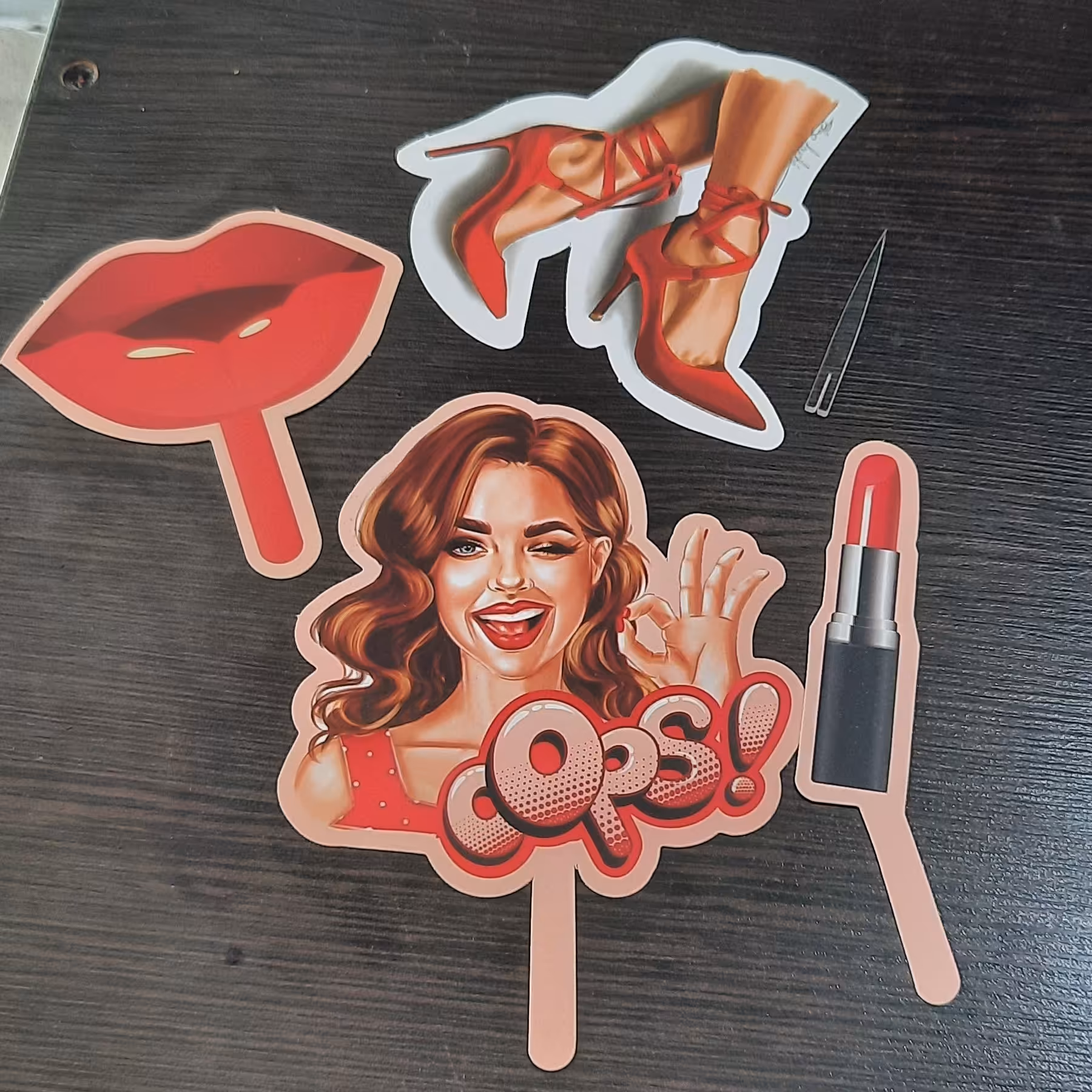 عکس روی کیک لب 2