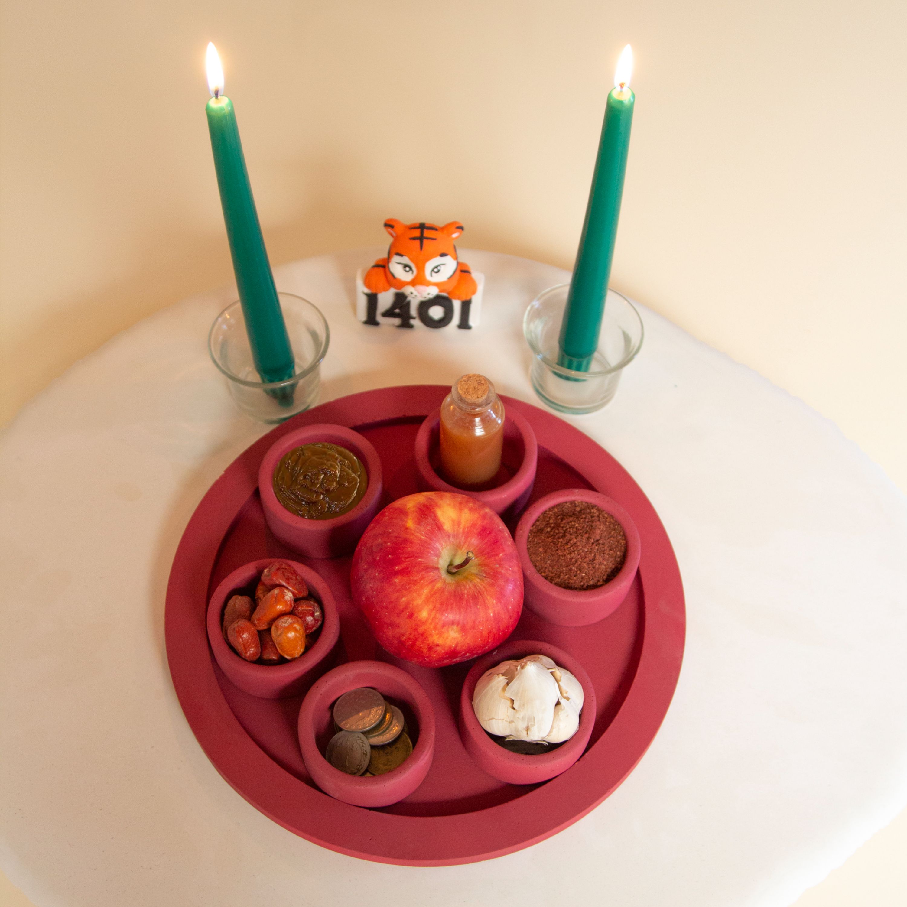 مجموعه ظروف هفت سین مدل dco77