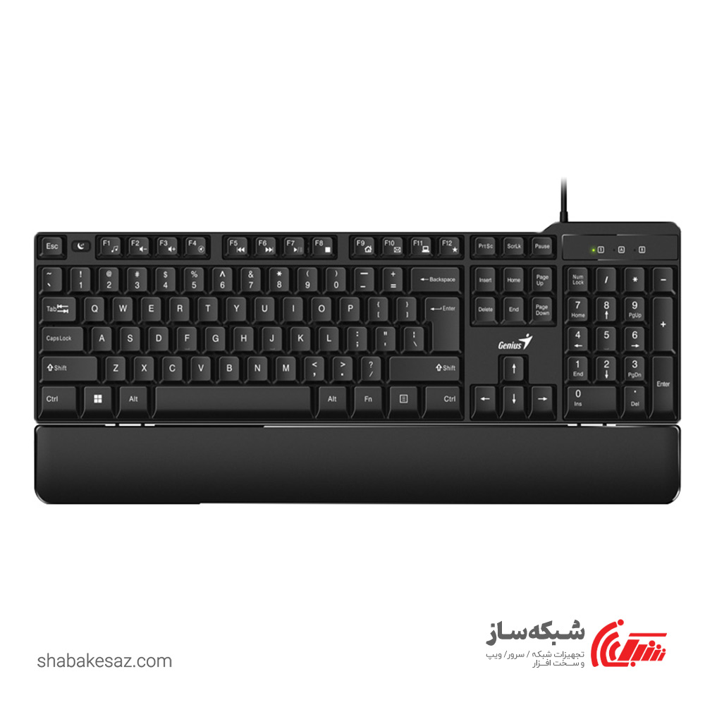 قیمت و خرید کیبورد جنیوس باسیم Genius KB-100XP - شبکه ساز