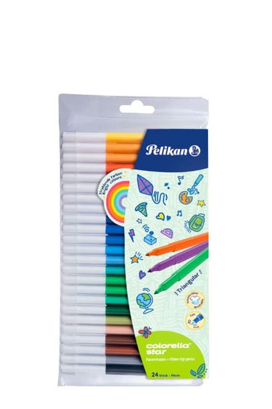 ماژیک نقاشی 24 رنگ Colorella star