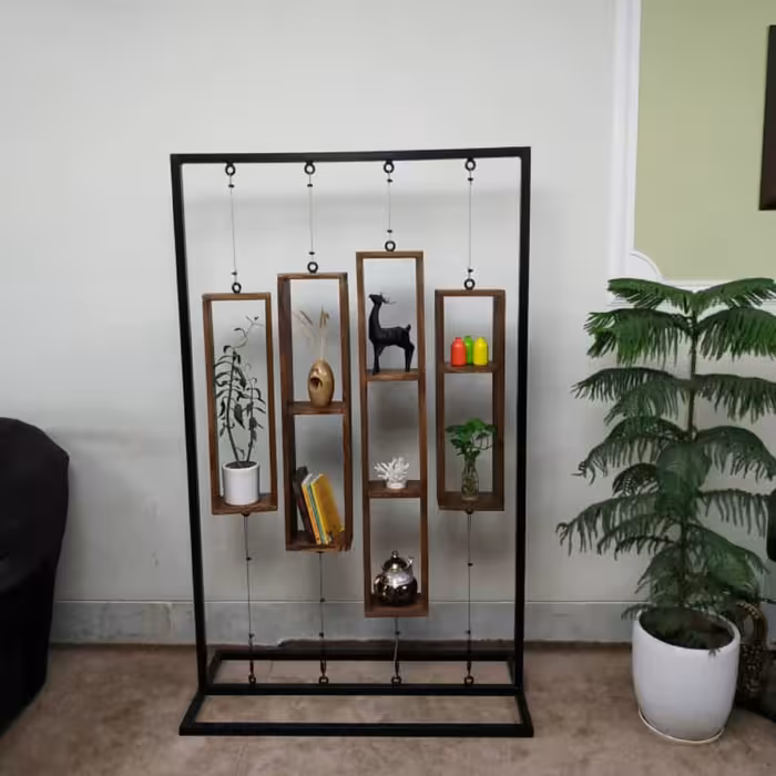 استند ایستاده معلق ( چوب و فلز )