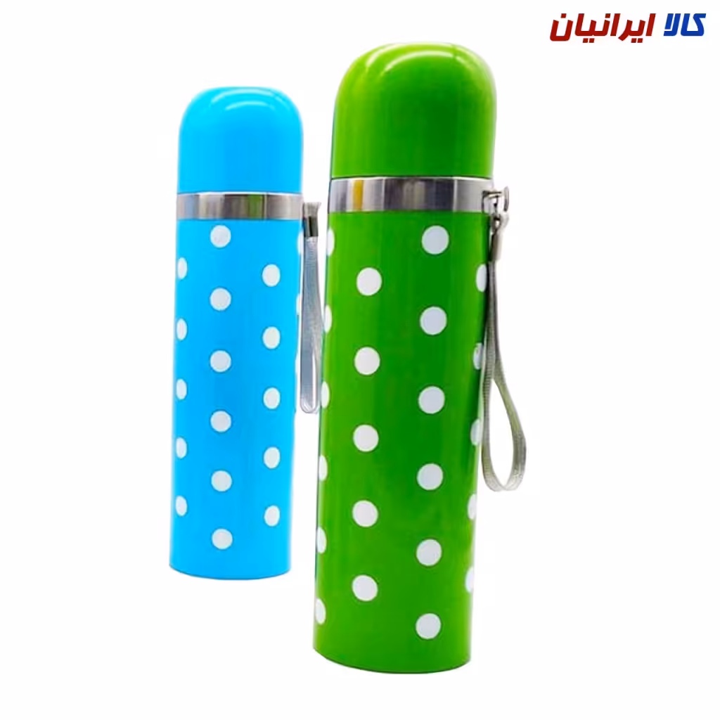 فلاسک نیم لیتری خال دار