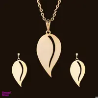 نیم ست طلا 18 عیار زنانه سانا گالری کد D10178