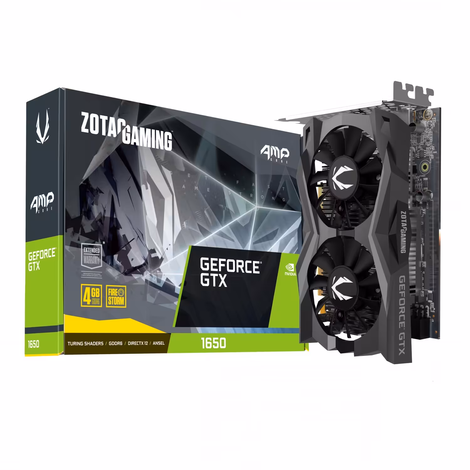 خرید کارت گرافیک Zotac GTX 1650 AMP Core GDDR6 4GB با بهترین قیمت