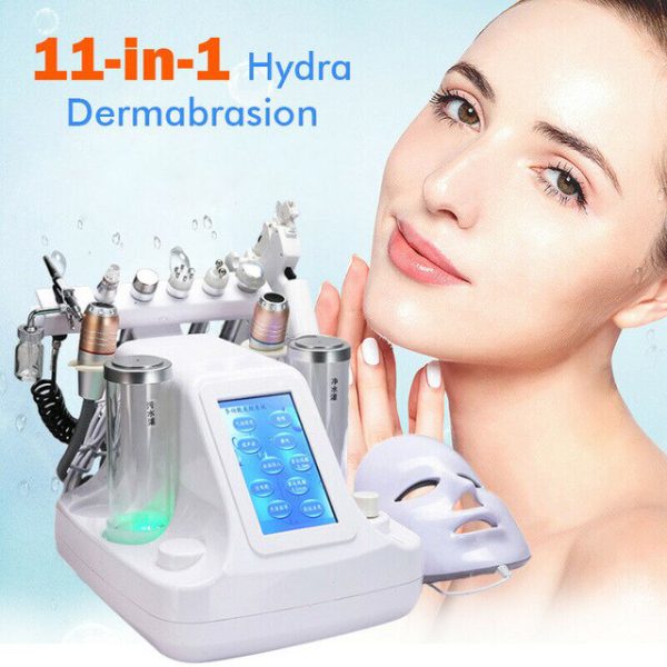 دستگاه جوانسازی و زیبایی آکوافیشیال 11 کاره 11IN1DERAMBRATION AQUAFACIAL MACHINE