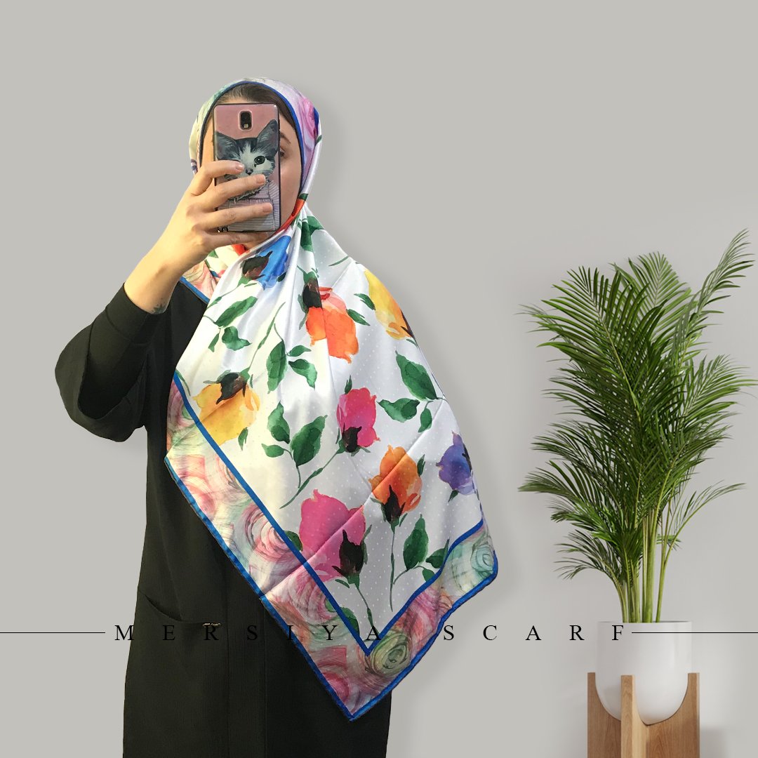 روسری گل گلی