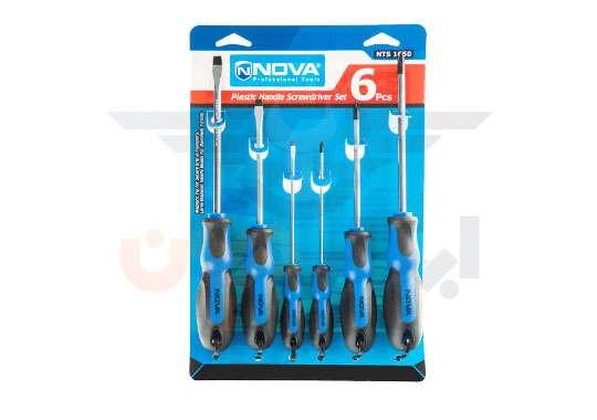 ست پیچ گوشتی 6 عددی نووا مدل nova nts 1650