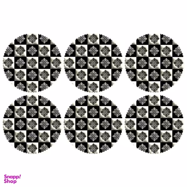 زیر بشقابی کد U2-42089 ست 6 عددی