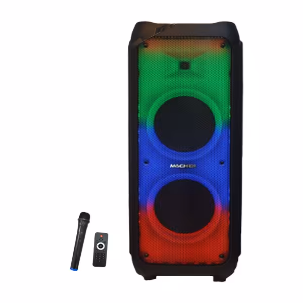 اسپیکر پارتی باکس مچر مدل MR-1700 2*10 با میکروفون