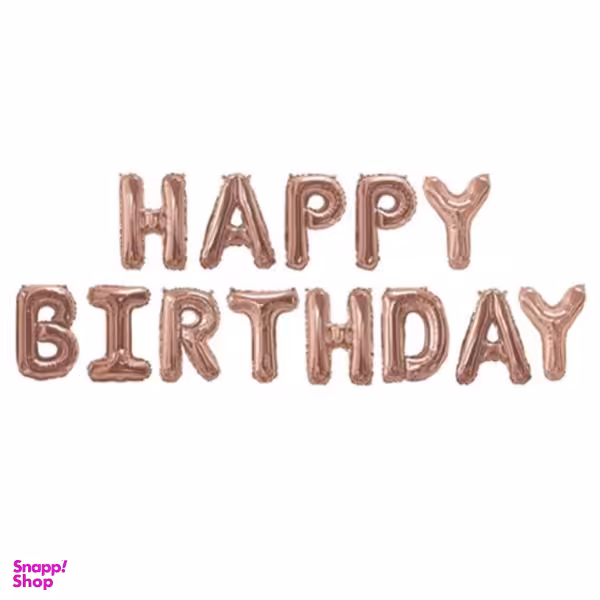 بادکنک فویلی مدل هپی برس دی کد 0010 مجموعه 13 عددی