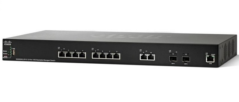 سوئیچ 12 پورت مدیریتی سیسکو مدل SG350XG 2F10