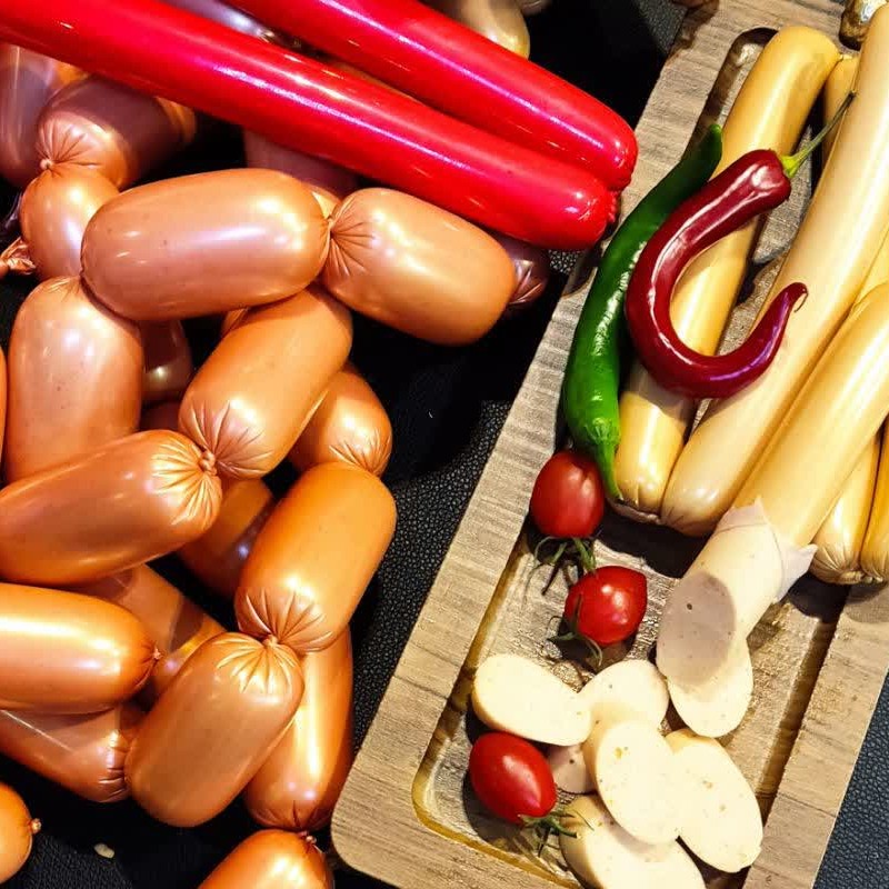 سوسیس خونگی مرغ با فیله نیم کیلویی