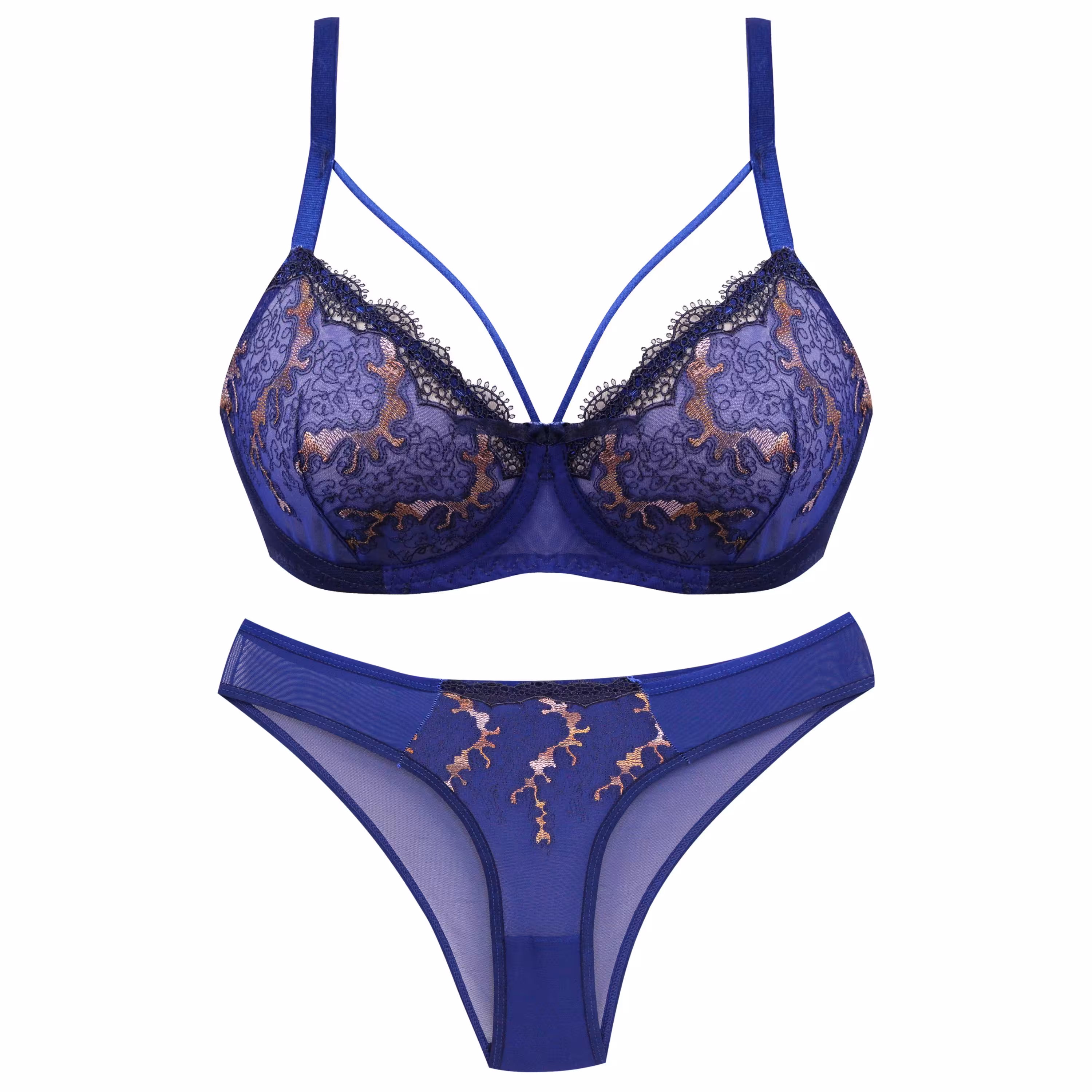 ست شورت و سوتین زنانه ماییلدا مدل 3340 رنگ سرمه ای