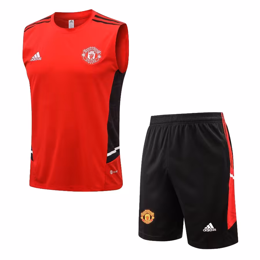 ست تمرین آستین حلقه منچستریونایتد 2023 قرمز