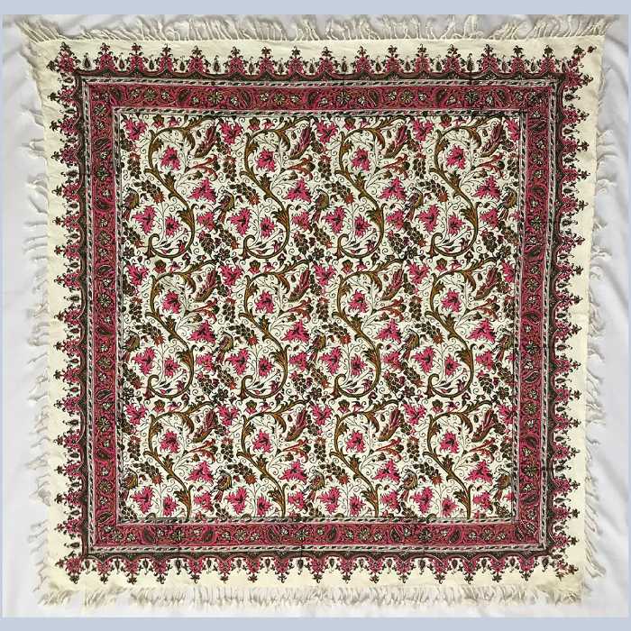 سفره قلمکار طرح انگوری سایز یک متری اعلا